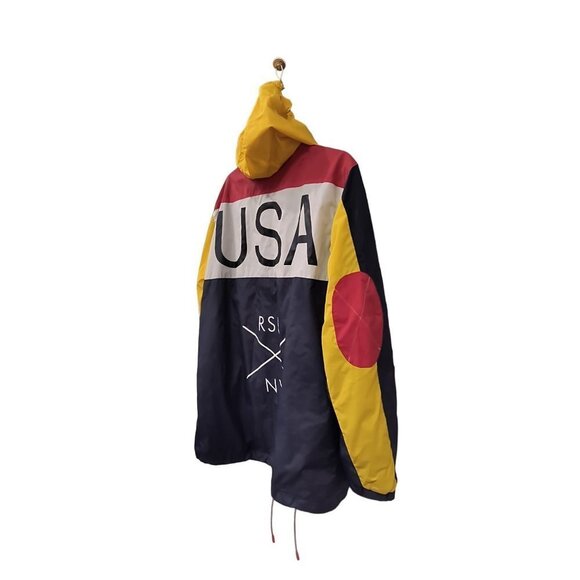 Vintage Y2K Reason Overhead Windbreaker Jacket With Sleeve Print   Men's Size XL - Picture 3 of 9